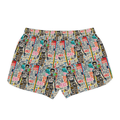 Women Shorts - Street Art - Limited Edition - The Art of Sport Series