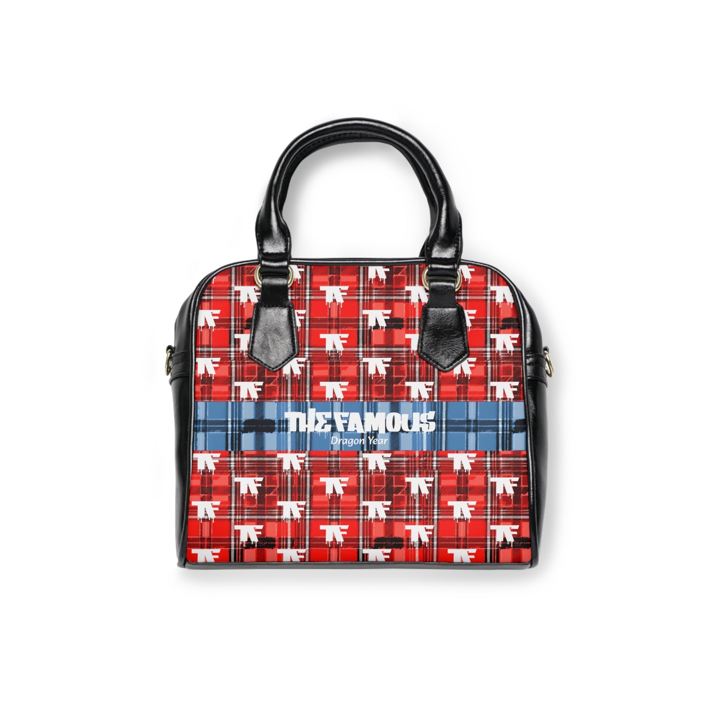 The 'Streetwear' Bag -  Red Tartan .  'The Year of the Dragon'' - Limited Edition