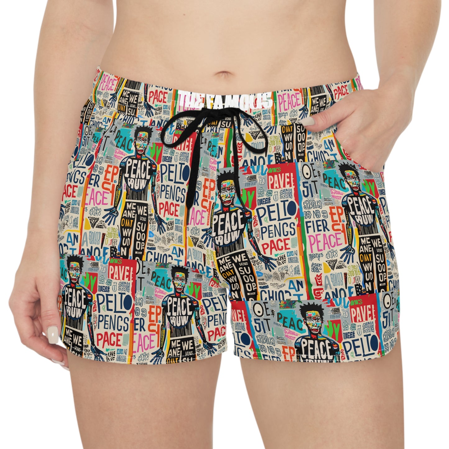 Women Shorts - Street Art - Limited Edition - The Art of Sport Series