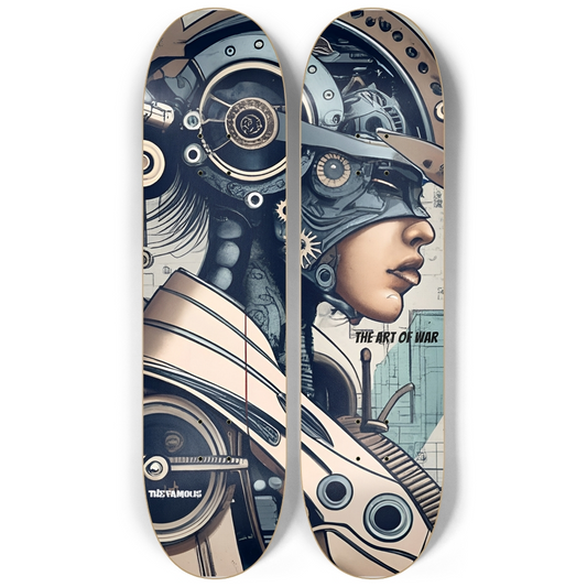 Wall Art X2 Skate Decks - The Art of War